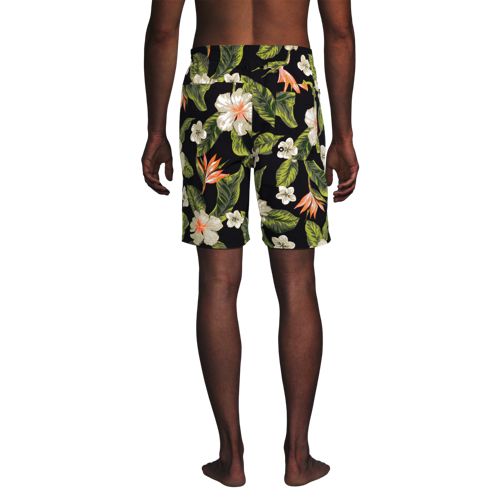 Hibiscus Floral/Black