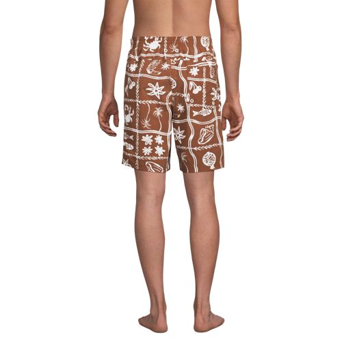 Sea Stamp/Ivory/Brown