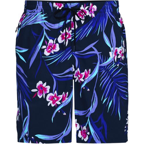 Hydroliner Swim Shorts - 9-inch, Men, size: L, regular, Blue, by Lands' End