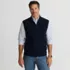 Men's Washable Merino Full Zip Sweater Vest, Front