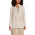Women's Linen Double Breasted Blazer, Front