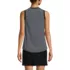 Women's Sleeveless Power Performance Scoop Neck Curved Hem Tunic Tank, Back