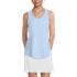 Women's Sleeveless Power Performance Scoop Neck Curved Hem Tunic Tank, Front