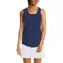 Women's Sleeveless Power Performance Scoop Neck Curved Hem Tunic Tank, Front