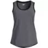 Women's Sleeveless Power Performance Scoop Neck Curved Hem Tunic Tank, Front
