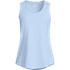 Women's Plus Size Sleeveless Power Performance Scoop Neck Curved Hem Tunic Tank, Front