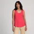 Women's Sleeveless Power Performance Scoop Neck Curved Hem Tunic Tank, Front