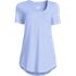 Women's Short Sleeve Power Performance Scoop Neck Curved Hem Tunic Tee, Front