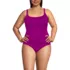 Women's Plus Size Macrame Tankini Top, Front