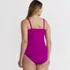 Women's Plus Size Macrame Tankini Top, Back