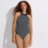 Women's Crochet High Neck Tankini Top, alternative image