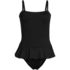 Women's Sculpting Suit Ruffle Bandeau One Piece Swimsuit, alternative image