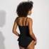 Women's Sculpting Suit Ruffle Bandeau One Piece Swimsuit, alternative image