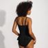Women's Sculpting Suit Ruffle Bandeau One Piece Swimsuit, alternative image