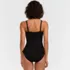 Women's Sculpting Suit Ruffle Bandeau One Piece Swimsuit, Back