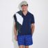 Men's UPF 50 Short Sleeve Johnny Collar Polo Rash Guard Shirt, alternative image