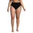 Women's Plus Size High Waisted Adjustable Bikini Bottoms, Front