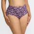 Women's Plus Size High Waisted Adjustable Bikini Bottoms, Front
