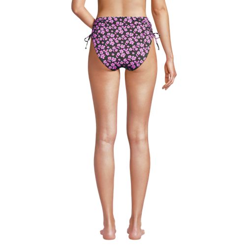 Women's High Waisted Adjustable Bikini Bottoms, Back