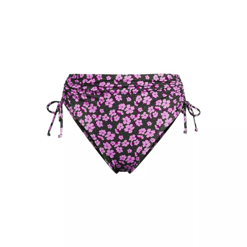 Women's High Waisted Adjustable Bikini Bottoms, Front
