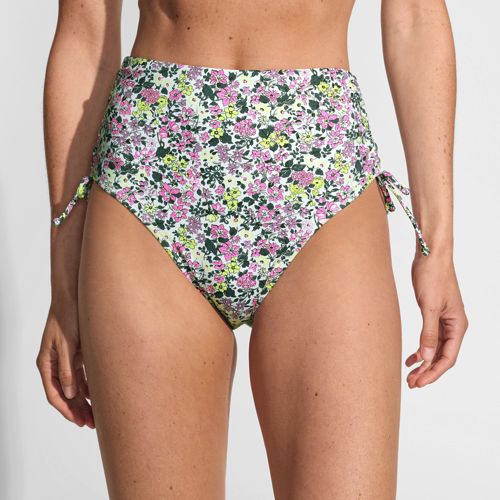 Women's High Waisted Adjustable Bikini Bottoms, Front