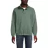Men's Long Sleeve French Terry Vintage Wash Quarter Zip, Front