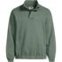 Men's Long Sleeve French Terry Vintage Wash Quarter Zip, Front