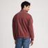 Men's Long Sleeve French Terry Vintage Wash Quarter Zip, Back