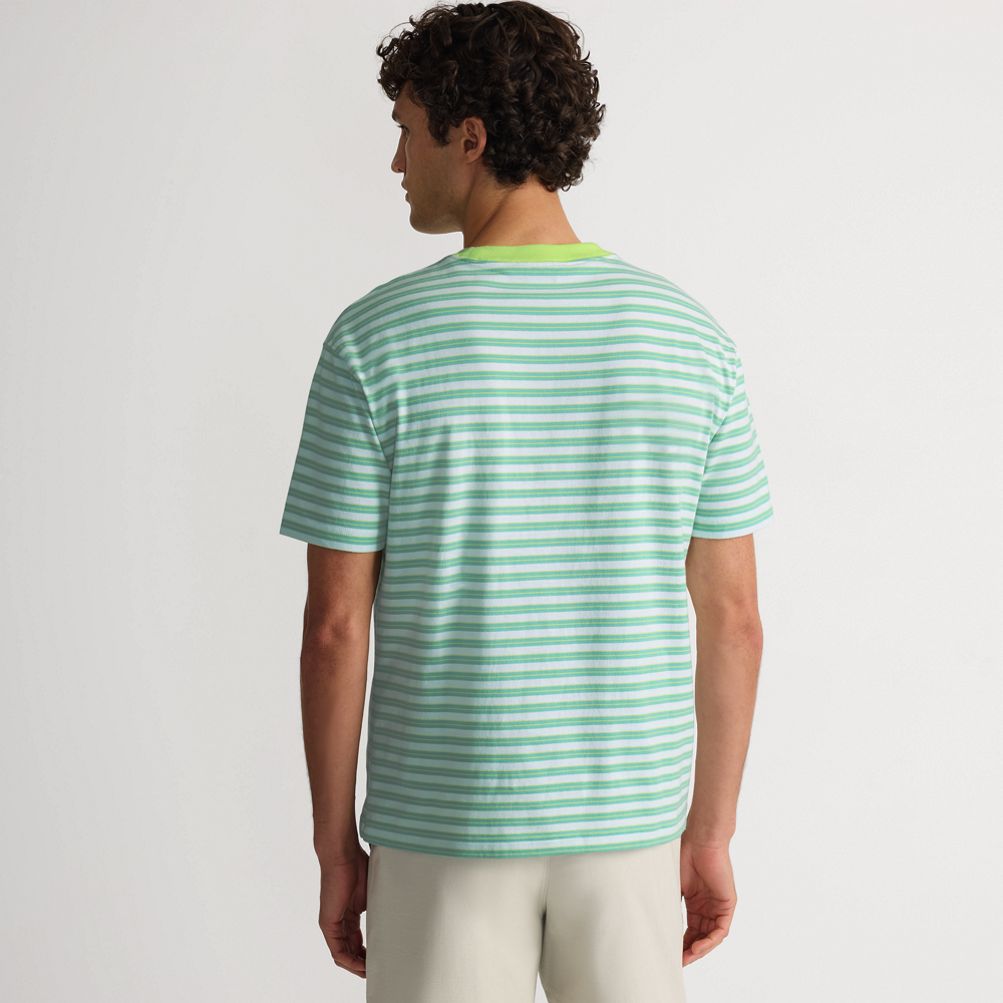 Men's Short Sleeve Super-T Crew Relaxed Fit Tee | Lands' End