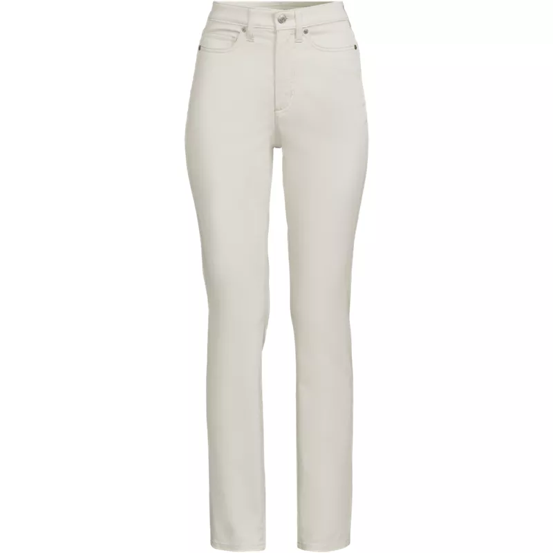 Women's Plus Size Stretch Chino High Rise Slim Pants, Front