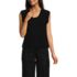 Women's Blend Texture U Neck Vest Sweater, Front