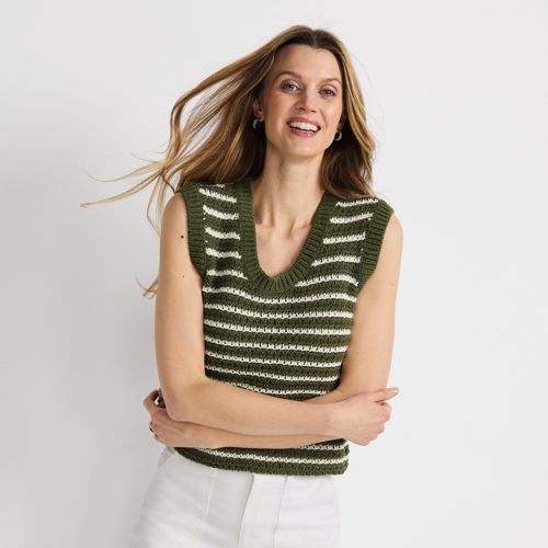 Women's Wide Rib Polo Shirt | Lands' End