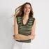 Women's Blend Texture U Neck Vest Sweater, alternative image