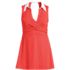 Women's Polo Collar Tie Front Swim Dress Swimsuit, alternative image