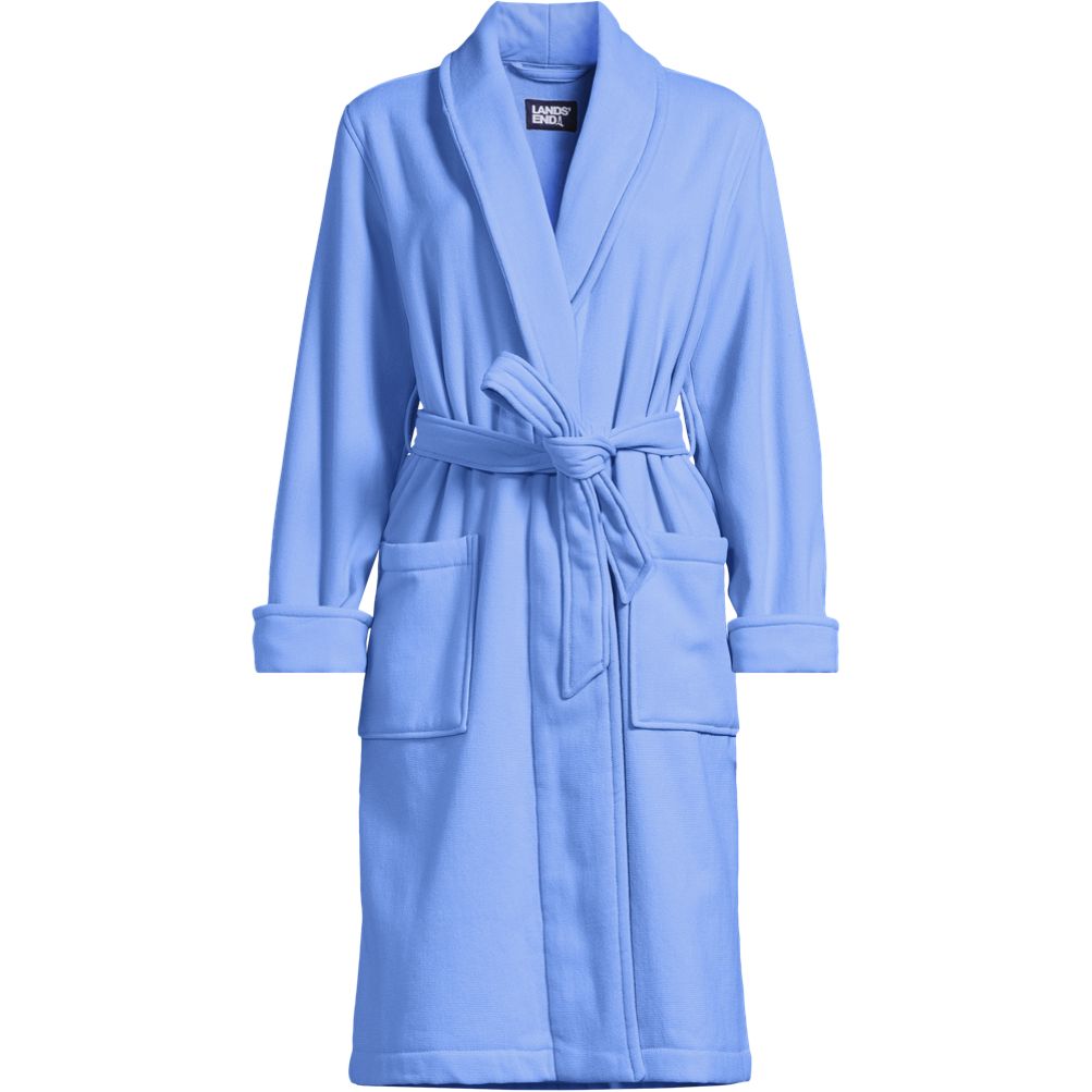 blue dressing gown womens Derek Rose London Women's Dressing Gown Duke Cashmere Navy main image 0