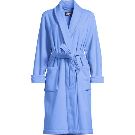 knee length dresses for ladies Women's Robe - Chambray Black Stripe main image 1