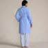 Women's Petite Cotton Terry Knee Length Spa Bath Robe, Back