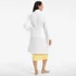Women's Cotton Terry Knee Length Spa Bath Robe, Back