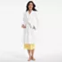 Women's Cotton Terry Knee Length Spa Bath Robe, Front