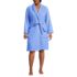 Women's Plus Size Cotton Terry Knee Length Spa Bath Robe, Front