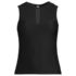 Women's Mesh Ribbed High Neck Tankini Top, Front