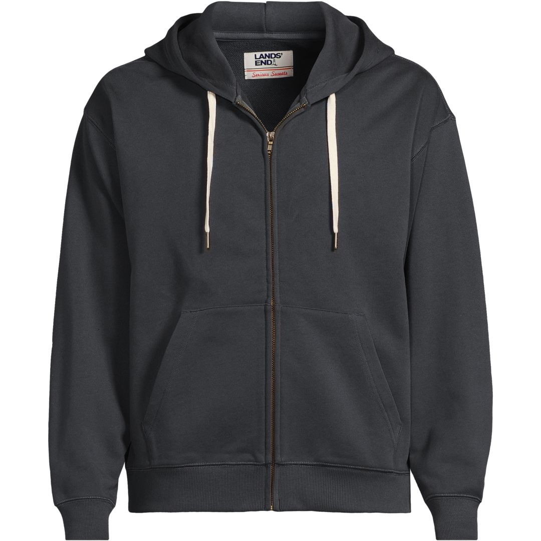 Men's Long Sleeve French Terry Full Zip Hoodie