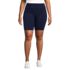 Women's Plus Size Active High Impact 7" Pocket Bike Shorts, Front