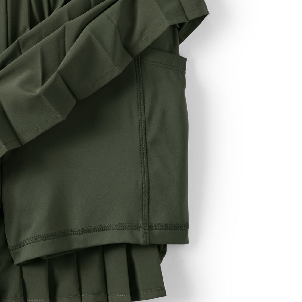 Women's Active Woven Pleated Skort | Lands' End