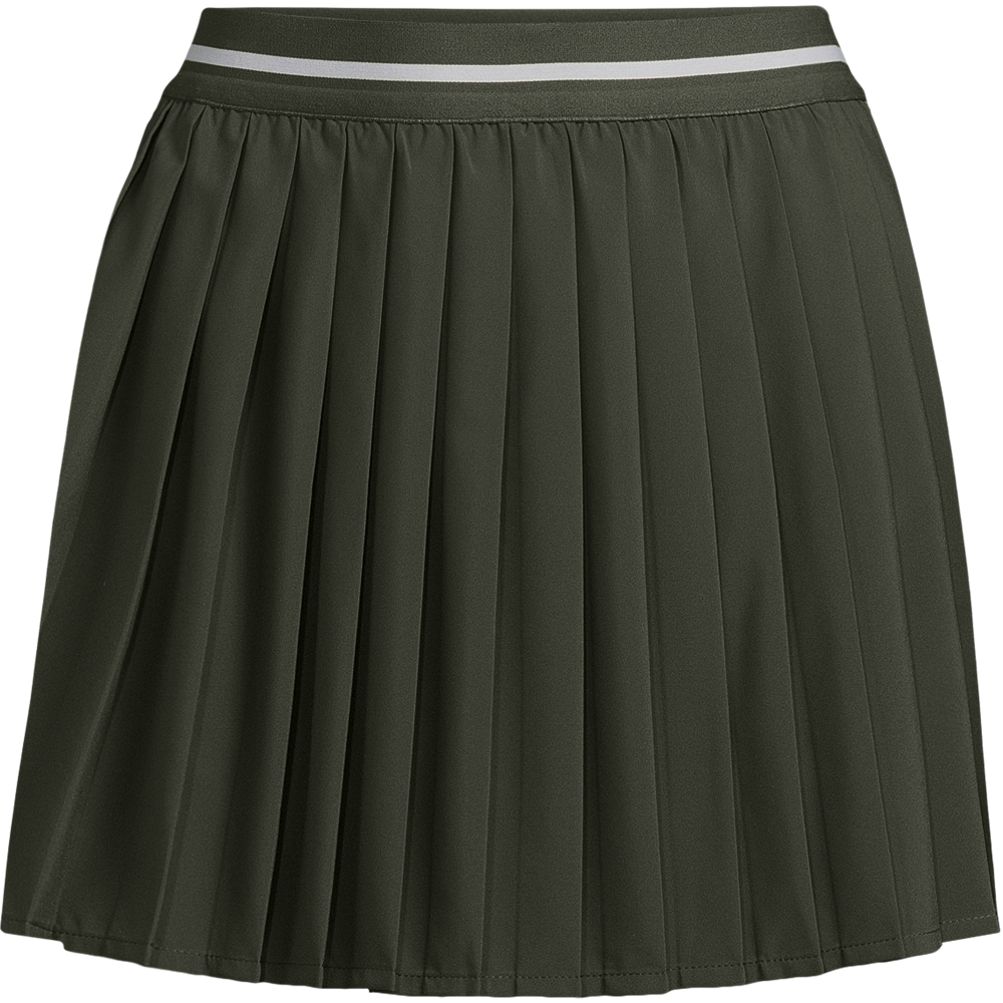 Women's Active Woven Pleated Skort | Lands' End