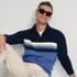 Men's Long Sleeve Cooling Quarter Zip Sweater, alternative image