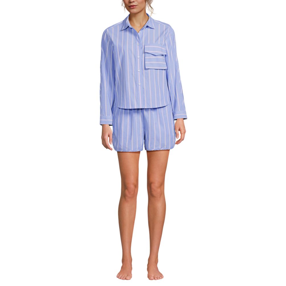 売れ筋商品|||ランズエンド カットソー トップス レディース Women's Cozy 2 Piece Pajama Set - Long Sleeve Top and Pants Light cornflower Women's Cozy 2 Piece Pajama Set - Long Sleeve Top and Pants