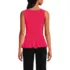 Women's Lightweight Jersey Peplum V-Neck Tank Top, Back