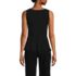 Women's Lightweight Jersey Peplum V-Neck Tank Top, Back