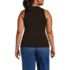 Women's Plus Size Drapey Rib Skimming Tank Top, Back